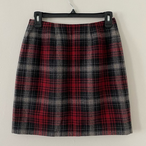 Vintage Herman Geist Wool Wrap Mini Skirt Size 4 Petite Women’s - Picture 3 of 6